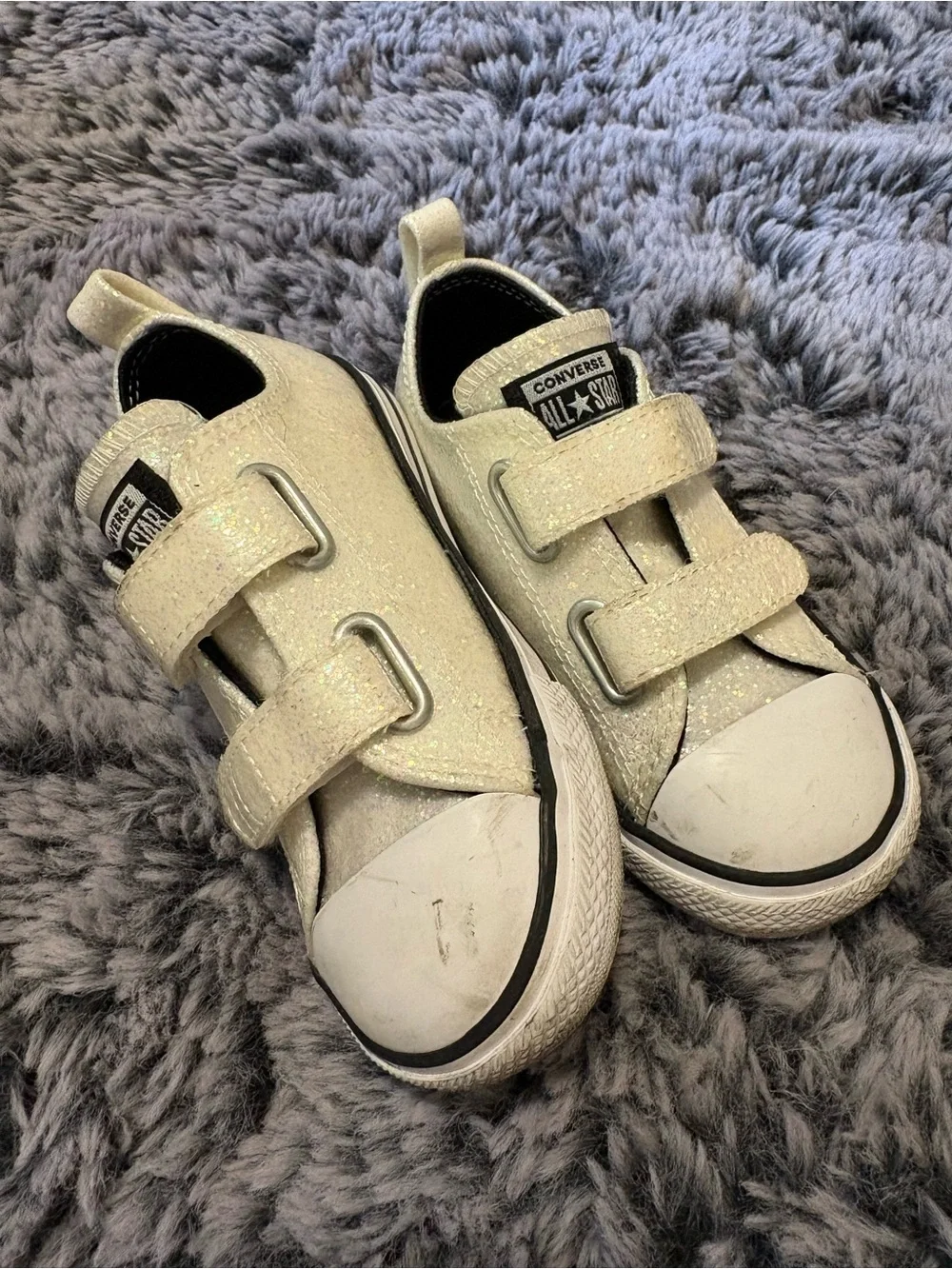 Converse Kids Glitter Low Top Sneakers